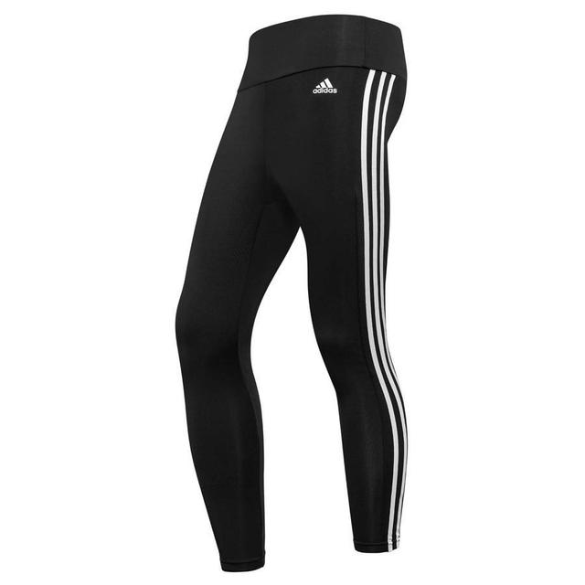 adidas Tights Designed To Move Sport 3-stripes - Black/white Women, size X-Small on Productcaster.