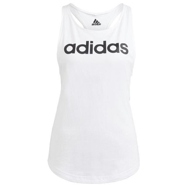 adidas Tank Top Essentials - Weiß/Schwarz Damen, Größe XX-Small on Productcaster.