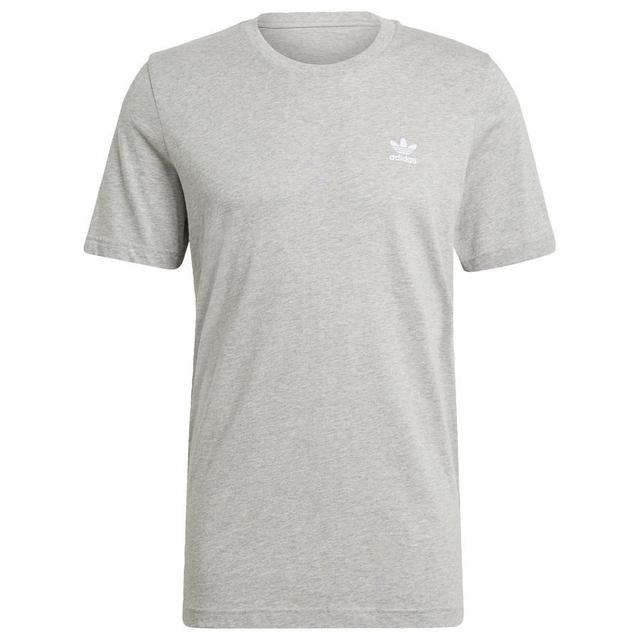 adidas Essentials T-shirt - Grey/white, size Large on Productcaster.