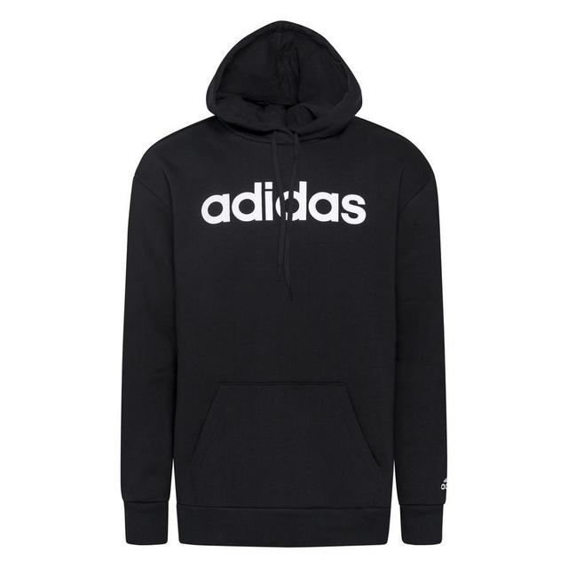 adidas Essentials Oversized Fleece Hoodie - Black/white Woman, size Small on Productcaster.