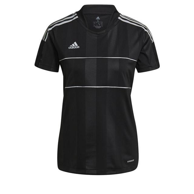 adidas Training T-shirt Tiro Reflective - Black Woman, size Small on Productcaster.