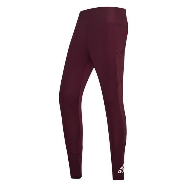 adidas Tights Designed To Move Big Logo - Red Women, size X-Large on Productcaster.