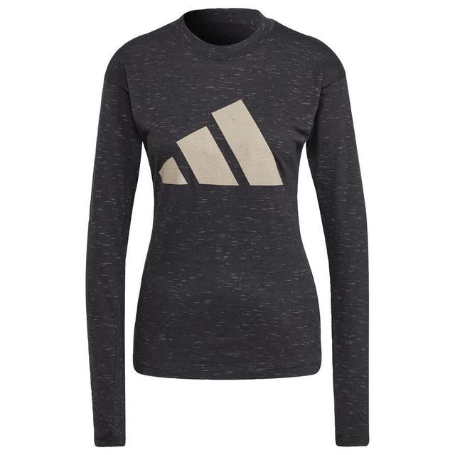 adidas Training T-shirt Long Sleeves Future Icons Winners 2.0 - Carbon Women, size X-Small on Productcaster.