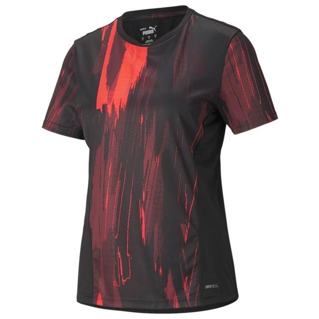 PUMA Training T-shirt Individualcup - Black/sunblaze Women, size Small on Productcaster.