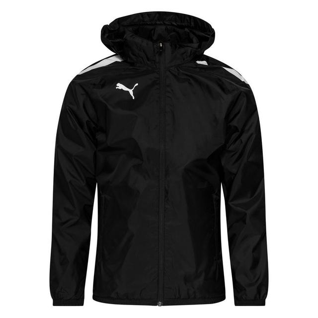 PUMA Jacket Teamliga All Weather - Black/white, size X-Small on Productcaster.