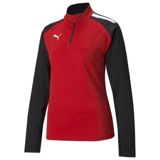 Teamliga 1/4 Zip Top W PUMA Red-PUMA Black, size Small on Productcaster.