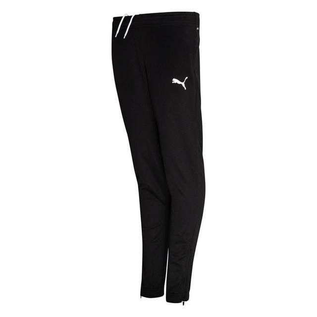 PUMA Training Trousers Teamrise Poly - Black/white Kids, size L/164 cm on Productcaster.