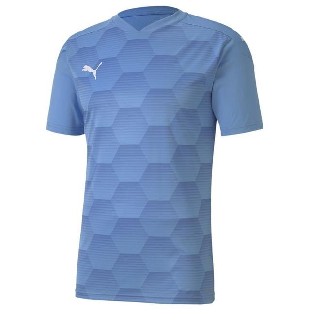 PUMA Maillot Teamfinal 21 Graphic - Bleu Clair, pointure Small on Productcaster.