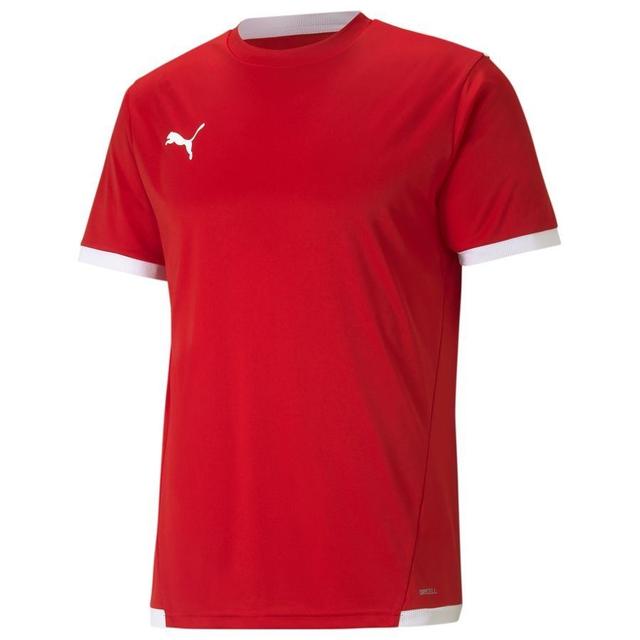 PUMA Training T-shirt Teamliga - PUMA Red/white, size Small on Productcaster.