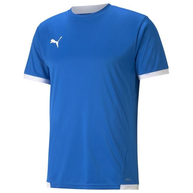 PUMA Trenings T-Skjorte teamLIGA - Blå/Hvit, størrelse Small on Productcaster.