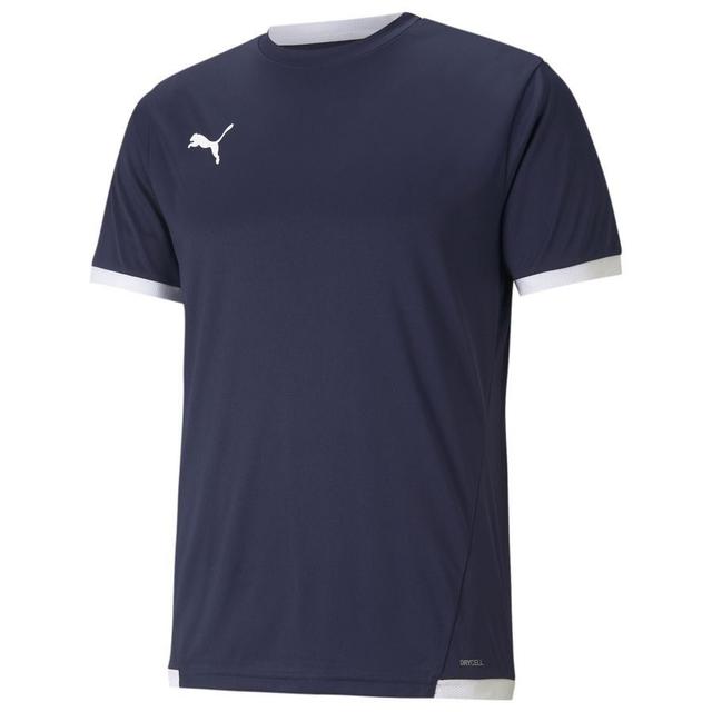 PUMA Training T-shirt Teamliga - Peacoat/white, size Large on Productcaster.