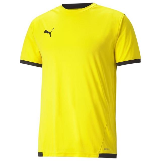 PUMA Training T-shirt Teamliga - Cyber Yellow/black, size X-Large on Productcaster.