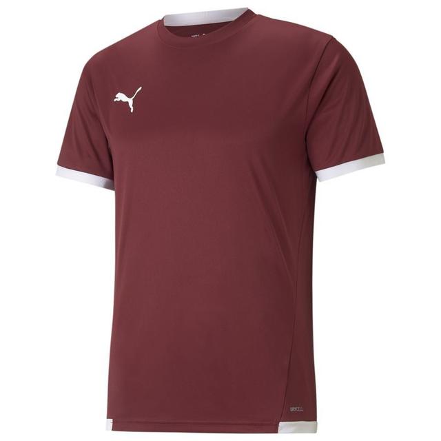 PUMA Training T-Shirt teamLIGA - Bordeaux/Weiß, Größe Small on Productcaster.