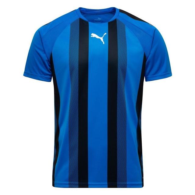 PUMA Playershirt Teamliga - Electric Blue/PUMA Black/PUMA White, size Large on Productcaster.