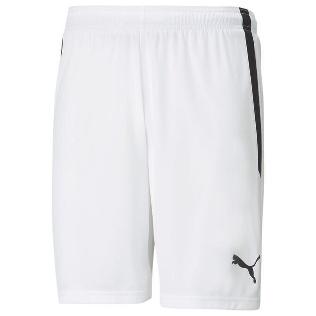 Teamliga Shorts PUMA White-PUMA Black, size Large on Productcaster.