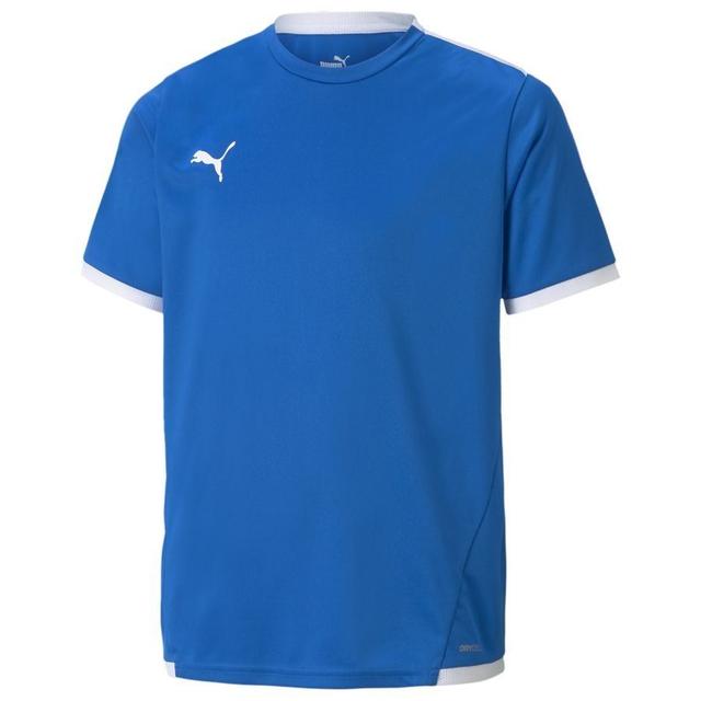 PUMA Playershirt Teamliga - Electric Blue/white Kids, size S/140 cm on Productcaster.