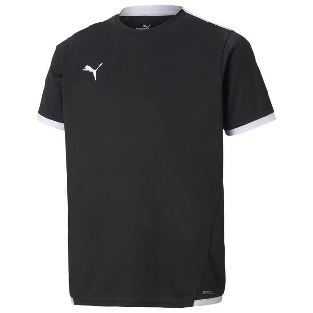 PUMA Playershirt Teamliga - Black/white Kids, size 116 cm on Productcaster.