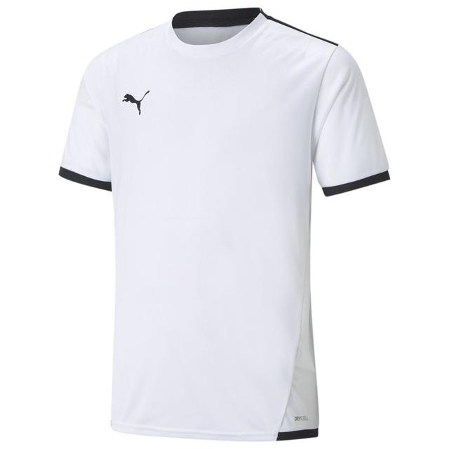 PUMA Playershirt Teamliga - White/black Kids, size L/164 cm on Productcaster.