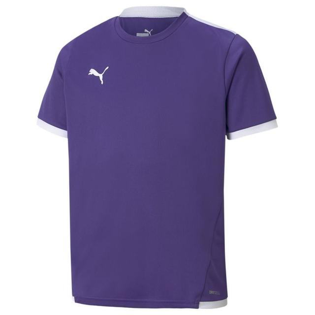 PUMA Playershirt Teamliga - Prism Violet/white Kids, size M/152 cm on Productcaster.