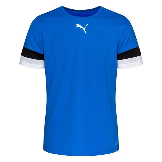 PUMA Playershirt Teamrise - Electric Blue/black/white, size X-Small on Productcaster.