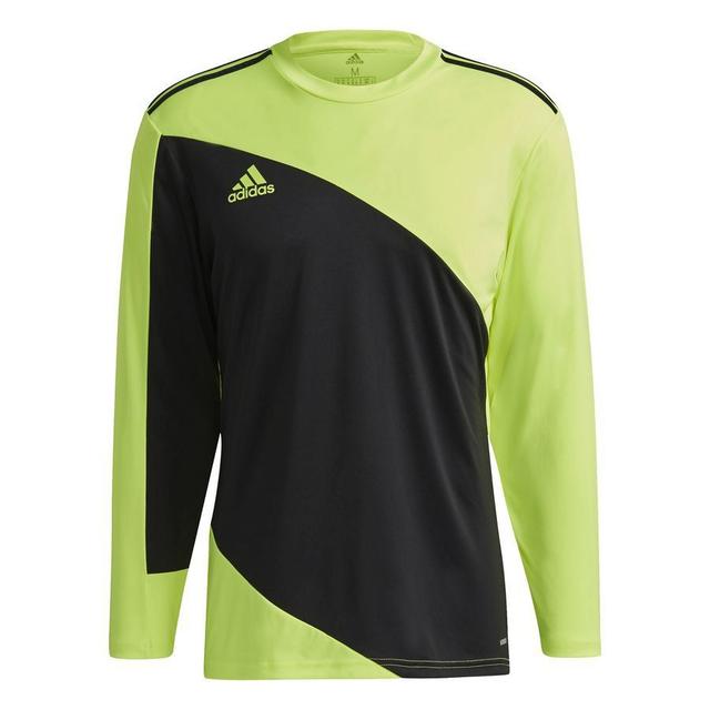 adidas Squadra 21 Goalkeeper Shirt - Neon Yellow/black, size Large on Productcaster.