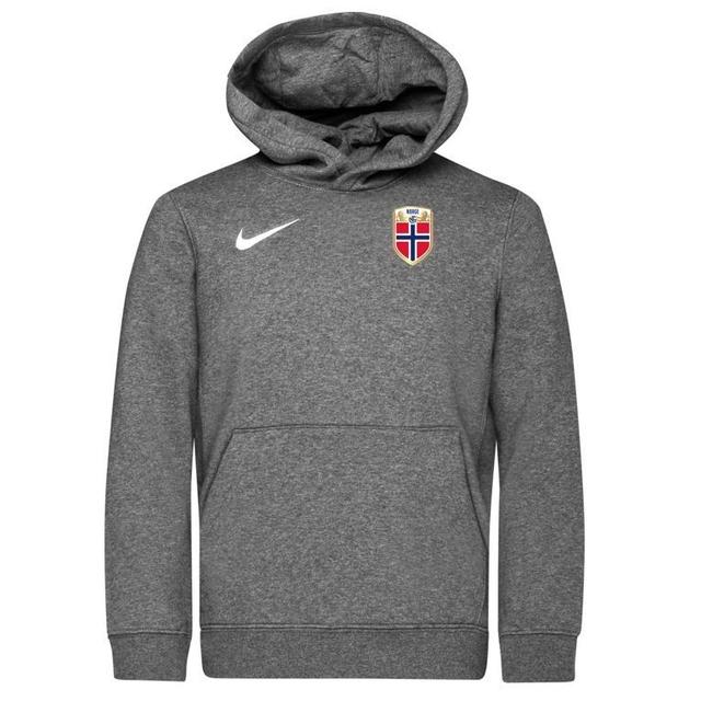 Noorwegen Hoodie Fleece Park 20 - Grijs/wit Kids - Nike, maat XS: 122-128 cm on Productcaster.