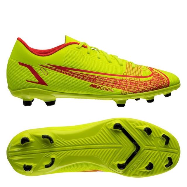 Nike Mercurial Vapor 14 Club Mg Motivation - Jaune Fluo/rouge - ['Herbe Naturelle (Fg)', 'Herbe Synthétique (Ag)'], pointure 36 on Productcaster.