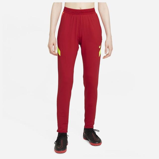 Nike Training Trousers Dri-fit Strike 21 - Gym Red/bright Crimson/volt Woman, size Medium on Productcaster.