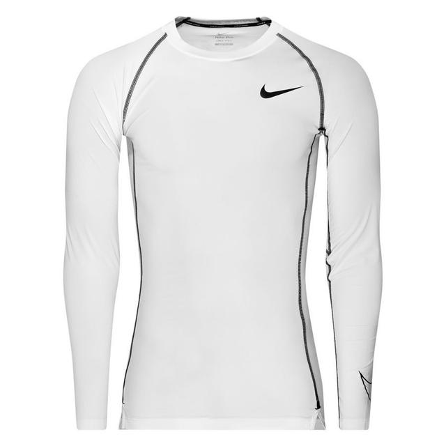 Nike Pro Top Dri-fit - White/black Long Sleeves, size 3XL on Productcaster.