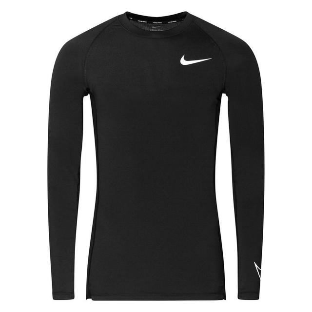 Nike Pro Top Dri-FIT - Schwarz/Weiß Langärmlige Oberteile, Größe Large on Productcaster.