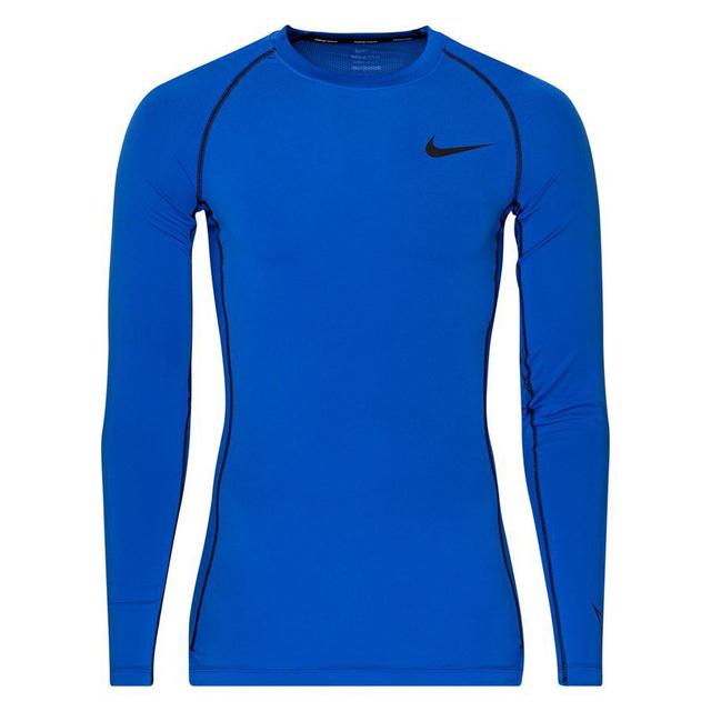 Nike Pro Top Dri-fit - Game Royal/black Long Sleeves, size 3XL on Productcaster.