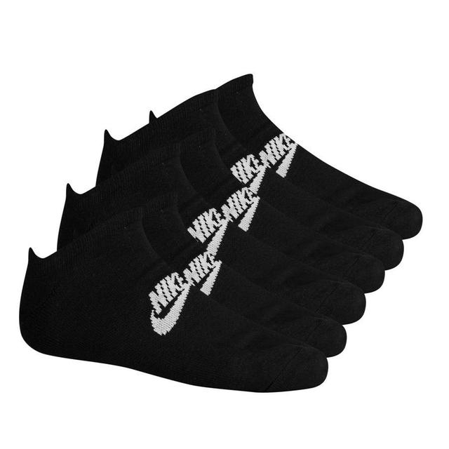 Nike Socks Nsw Everyday Essential No-show 3-pack - Black/white, size L: 42-46 on Productcaster.