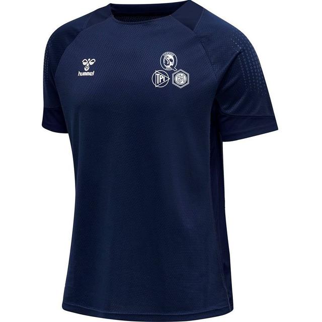 Team Odense Q Trænings T-Shirt - Navy Børn - Hummel, størrelse 116 cm on Productcaster.