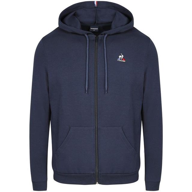 Le Coq Sportif Hoodie Essentials Fz - Navy, size Medium on Productcaster.