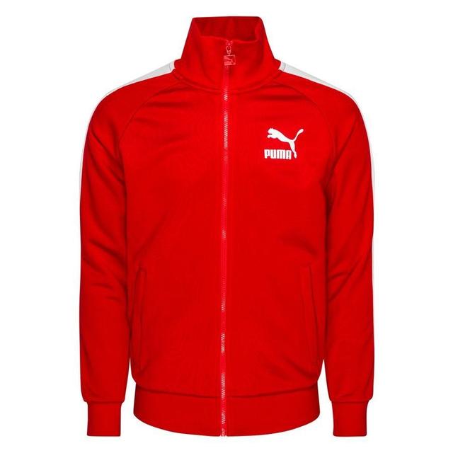 PUMA Track Jacke Iconic T7 - Rot/Weiß, Größe XX-Small on Productcaster.