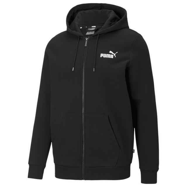 PUMA Hoodie Essentials Fz - Black, size Medium on Productcaster.