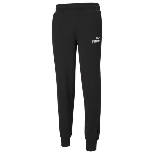 PUMA Sweatpants Essentials Logo - Black, size Small on Productcaster.