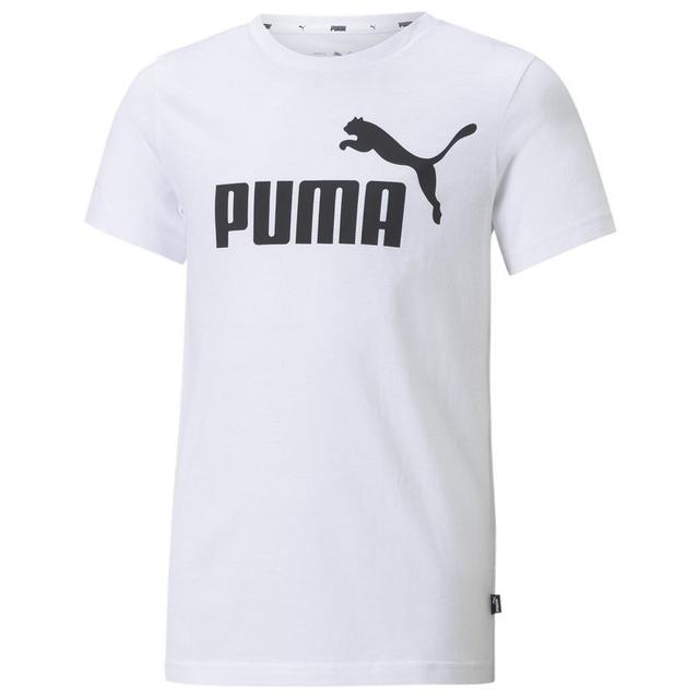 PUMA T-Shirt Essential Logo Tee - Weiß Kinder, Größe S/140 cm on Productcaster.