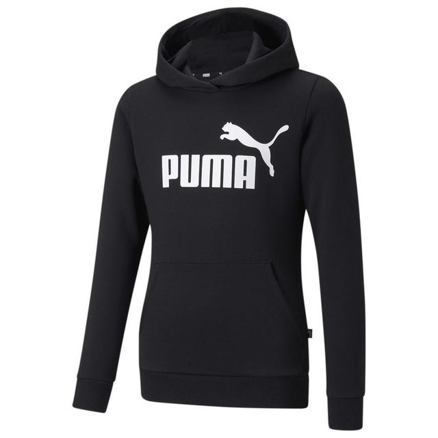 Ess Logo Hoodie Fl G PUMA Black, koko 116 cm on Productcaster.