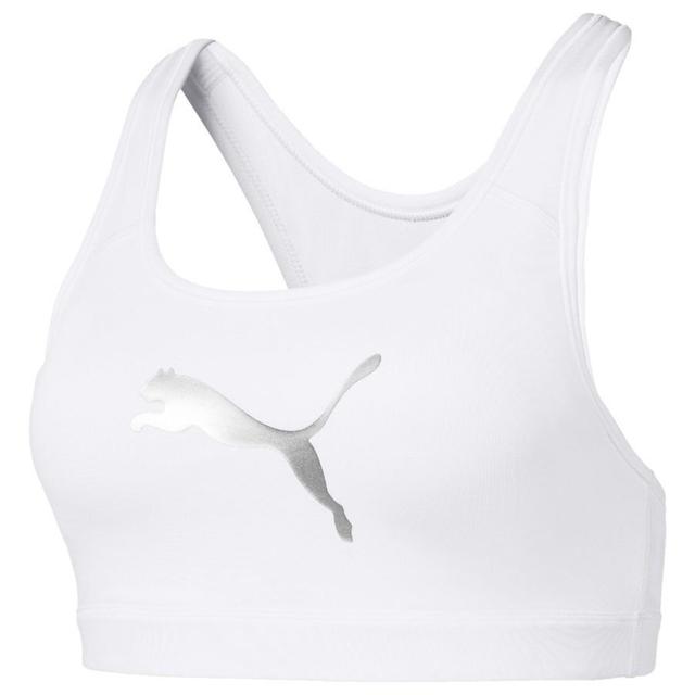 PUMA Sports Bra Liga - White, size XX-Small on Productcaster.