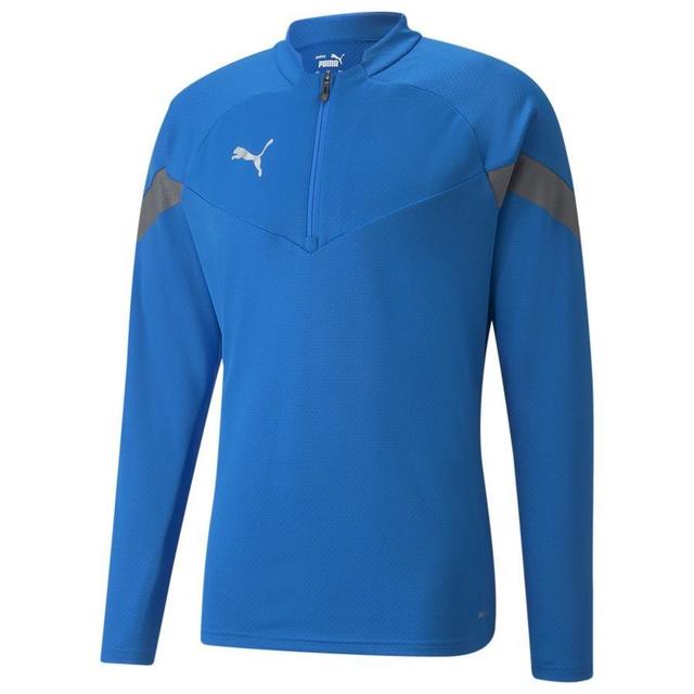 PUMA Training Shirt Teamfinal 1/4 Zip - Blue, size X-Large on Productcaster.