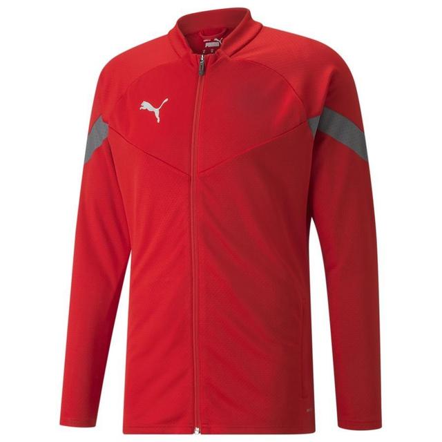 PUMA Track Top Teamfinal - Red/grey, size Small on Productcaster.