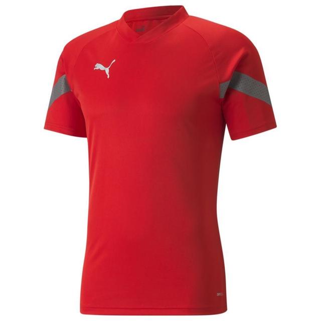 PUMA Training T-shirt Teamfinal - PUMA Red/smoked Pearl, size Medium on Productcaster.