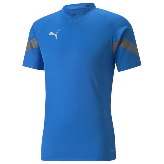 PUMA Training T-shirt Teamfinal - Electric Blue/smoked Pearl, size Large on Productcaster.