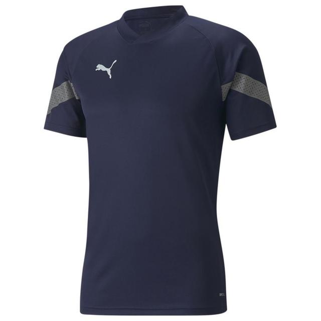 PUMA Training T-shirt Teamfinal - Navy/grau/silber, Größe Small on Productcaster.