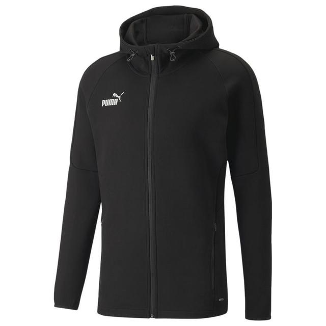 PUMA Jacket Teamfinal Casuals Hooded - Black/white, size Medium on Productcaster.