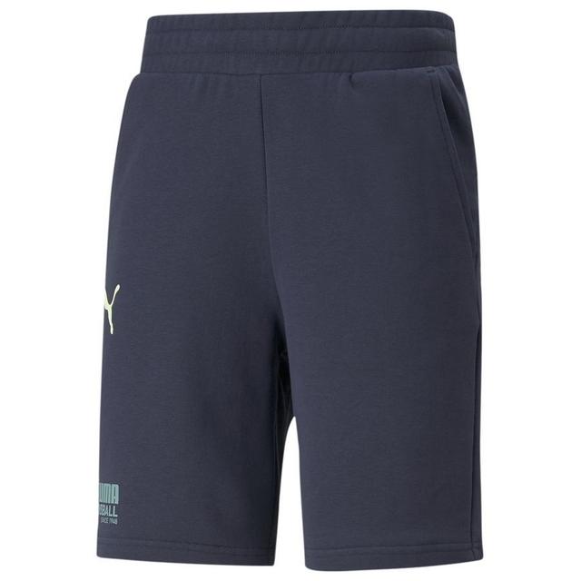 PUMA Training Shorts FUßBALL - Navy, size Small on Productcaster.