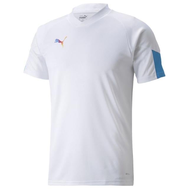 PUMA Training T-shirt Individualfinal - White/blue, size Small on Productcaster.