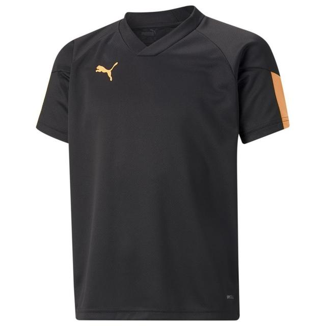 PUMA Training T-shirt Individualfinal - Black/orange Kids, size 116 cm on Productcaster.