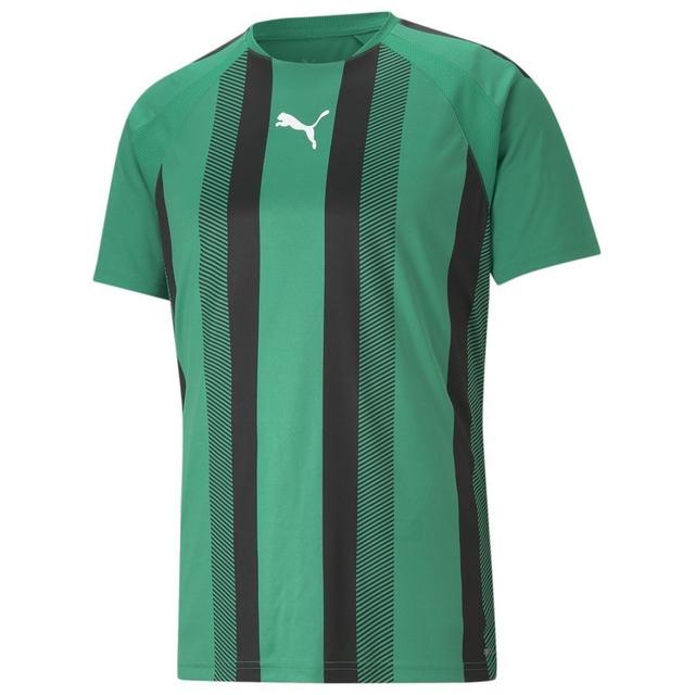 PUMA Playershirt Teamliga - Pepper Green/PUMA Black/PUMA White, size X-Small on Productcaster.